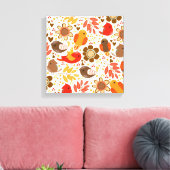Canvas Art-Herfst vogels (Insitu (Woonkamer))