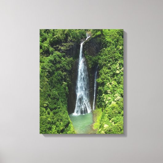 Canvas Art-Kauai waterval (Voorkant)