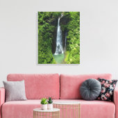 Canvas Art-Kauai waterval Afdruk (Insitu (Woonkamer))
