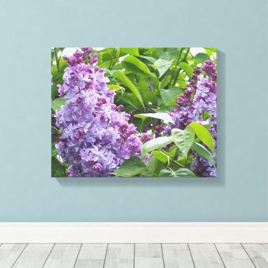 Canvas Art Lilacs Afdruk (Insitu (Houten vloer))