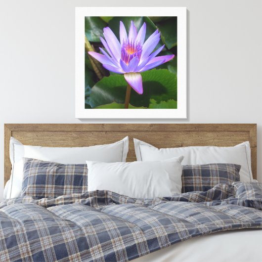 Canvas Art-Lotus Bloem (Insitu (Slaapkamer))