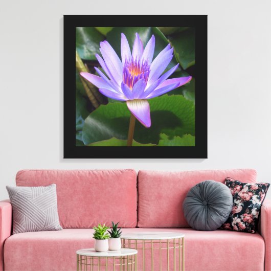 Canvas Art-Lotus Bloem (Insitu (Woonkamer))