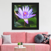 Canvas Art-Lotus Bloem Afdruk (Insitu (Woonkamer))