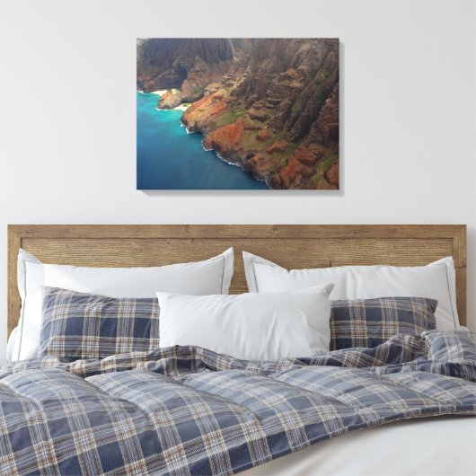 Canvas Art-Napali kust Kauai (Insitu (Slaapkamer))