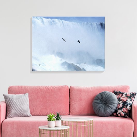 Canvas Art-Niagara Herfsten (Insitu (Woonkamer))