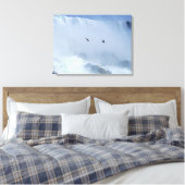 Canvas Art-Niagara Herfsten Afdruk (Insitu (Slaapkamer))