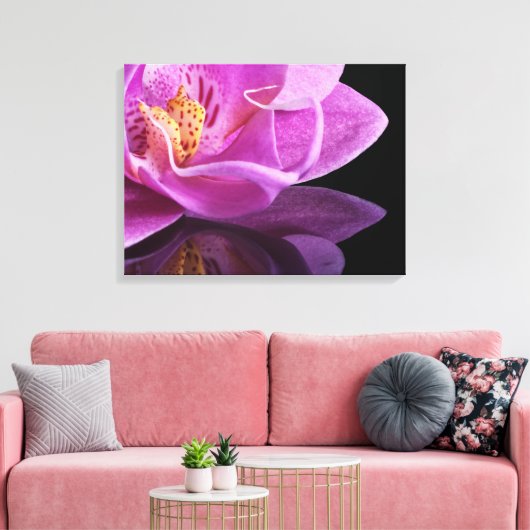 Canvas Art-Orchidee Afdruk (Insitu (Woonkamer))