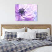 Canvas Art-Paarse bloem Afdruk (Insitu (Slaapkamer))