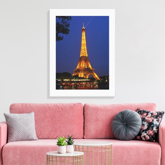 Canvas Art-Paris Eiffel Tower (Insitu (Woonkamer))