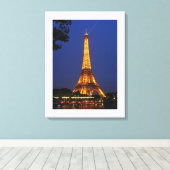 Canvas Art-Paris Eiffel Tower (Insitu (Houten vloer))