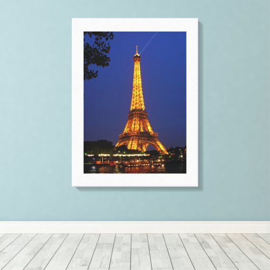 Canvas Art-Paris Eiffel Tower (Insitu (Houten vloer))