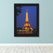 Canvas Art-Paris Eiffel Tower Afdruk (Insitu (Houten vloer))