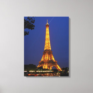 Canvas Art-Paris Eiffel Tower Afdruk