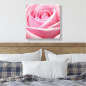 Canvas Art-Pink Rose Afdruk (Insitu (Slaapkamer))