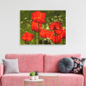 Canvas Art-Poppies (Insitu (Woonkamer))