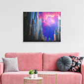 Canvas Art Print "Celestial City Sky" (Insitu (Woonkamer))