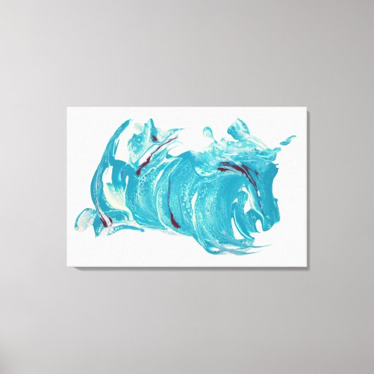 Canvas Art Print - "Running with the Wind" (Voorkant)