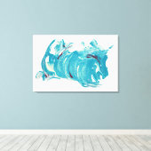 Canvas Art Print - "Running with the Wind" (Insitu (Houten vloer))