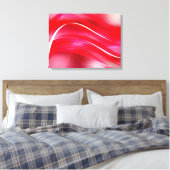 Canvas Art-Red Abstract Afdruk (Insitu (Slaapkamer))