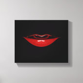 Canvas Art-rode lippen (Voorkant)
