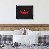 Canvas Art-rode lippen (Insitu (Slaapkamer))