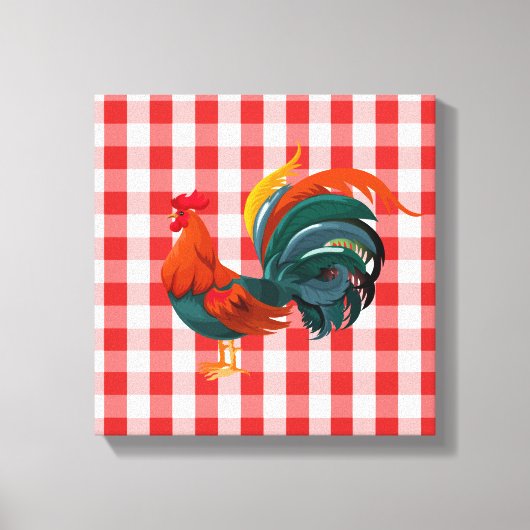 Canvas Art-Rooster (Voorkant)