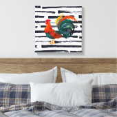 Canvas Art-Rooster (Insitu (Slaapkamer))