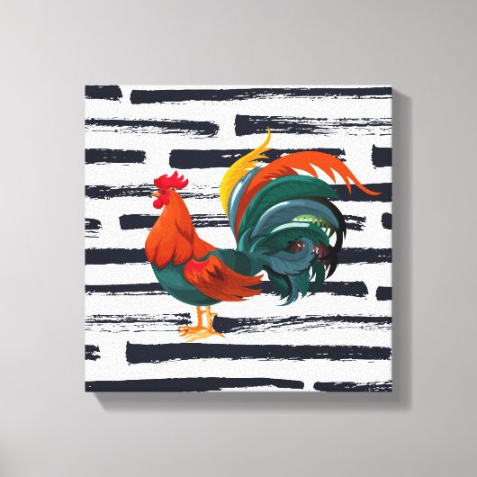 Canvas Art-Rooster Afdruk (Voorkant)