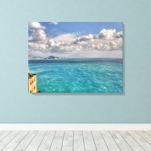 Canvas Art-Seascape Afdruk (Insitu (Houten vloer))