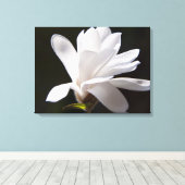Canvas Art-Star Magnolia bloem Afdruk (Insitu (Houten vloer))