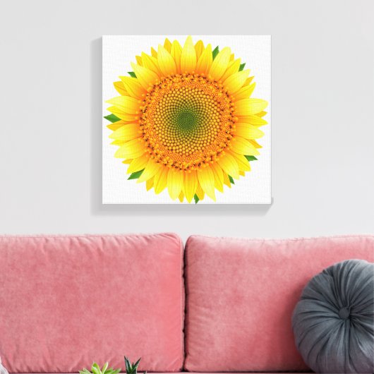 Canvas Art-Sunflower (Insitu (Woonkamer))