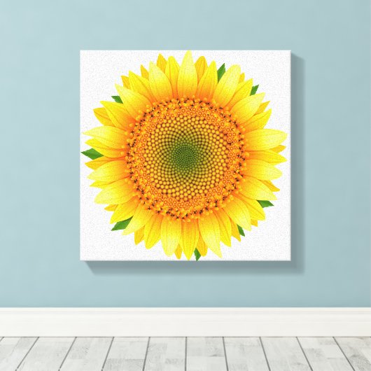Canvas Art-Sunflower (Insitu (Houten vloer))