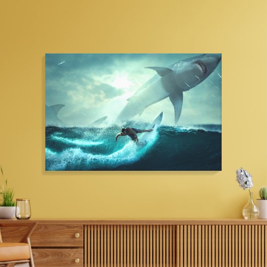 Canvas Art-Surfer Wave (Insitu (Woonkamer))