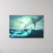 Canvas Art-Surfer Wave (Voorkant)