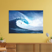 Canvas Art-Surfer Wave Afdruk (Insitu (Woonkamer))