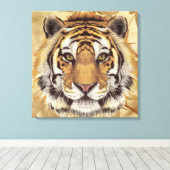 Canvas Art-Tiger (Insitu (Houten vloer))