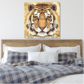 Canvas Art-Tiger (Insitu (Slaapkamer))