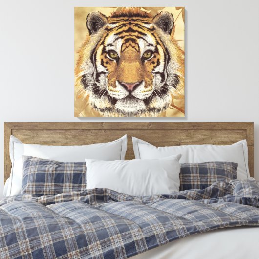 Canvas Art-Tiger (Insitu (Slaapkamer))