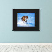 Canvas Art-Tiger (Insitu (Houten vloer))