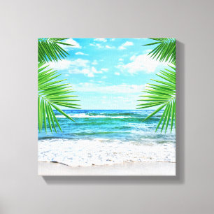 Canvas Art-tropisch strand