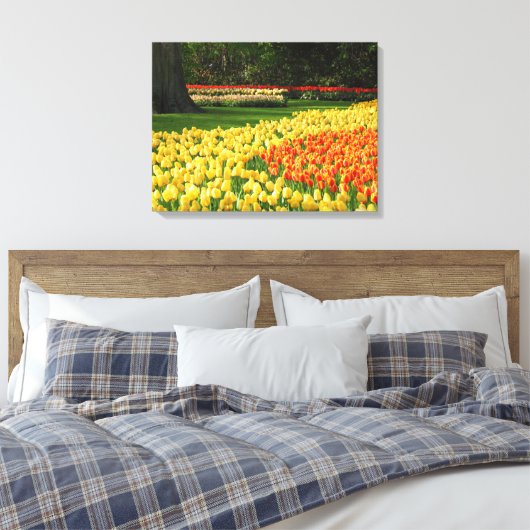 Canvas Art-tulpen (Insitu (Slaapkamer))