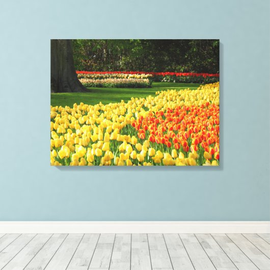 Canvas Art-tulpen (Insitu (Houten vloer))