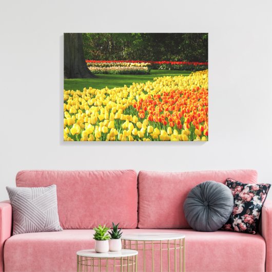 Canvas Art-tulpen (Insitu (Woonkamer))