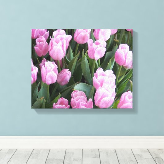 Canvas Art Tulpen (Insitu (Houten vloer))