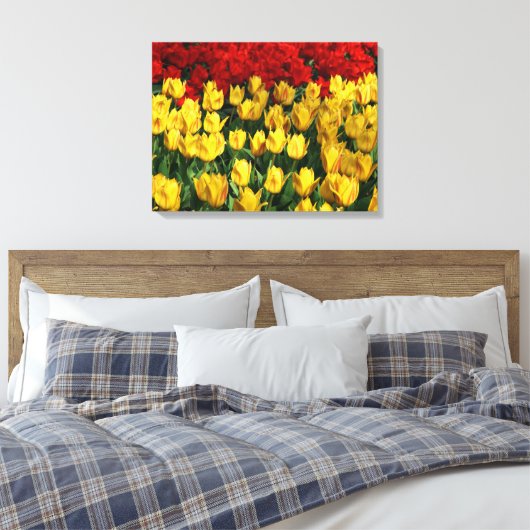 Canvas Art-tulpen (Insitu (Slaapkamer))