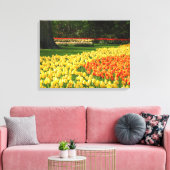 Canvas Art-tulpen Afdruk (Insitu (Woonkamer))