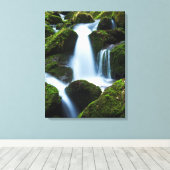 Canvas Art-Waterfall Afdruk (Insitu (Houten vloer))