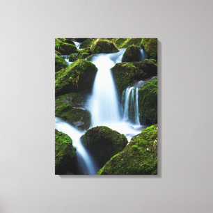 Canvas Art-Waterfall Afdruk