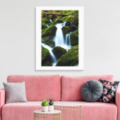 Canvas Art-Waterfall Afdruk (Insitu (Woonkamer))