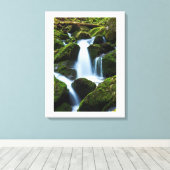 Canvas Art-Waterfall Afdruk (Insitu (Houten vloer))